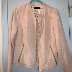 Ivanka Trump pink suede jacket